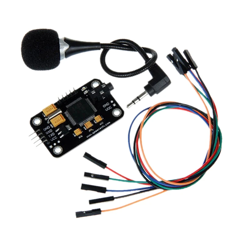 Топ-модуль распознавания голоса с микрофоном Dupont распознавание речи Голосовое управление для Arduino совместимый