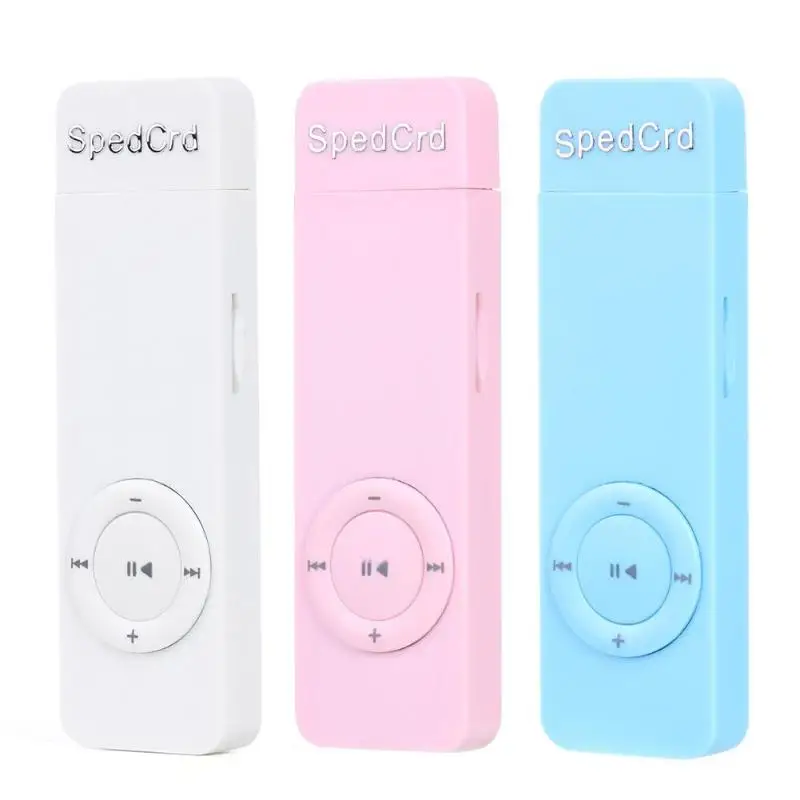 

MP3 Player Strip Sport Lossless Sound Support 64GB TF Card Media Players