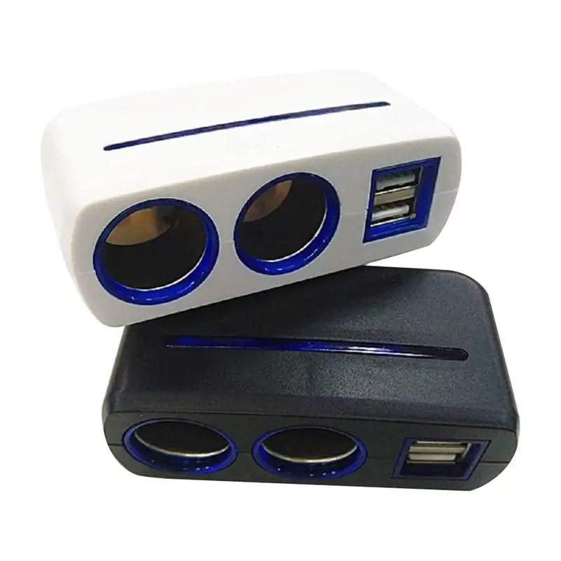 2 шт. DC12 24V прикуриватель двойной USB разъем DC Выход Автомобильное зарядное