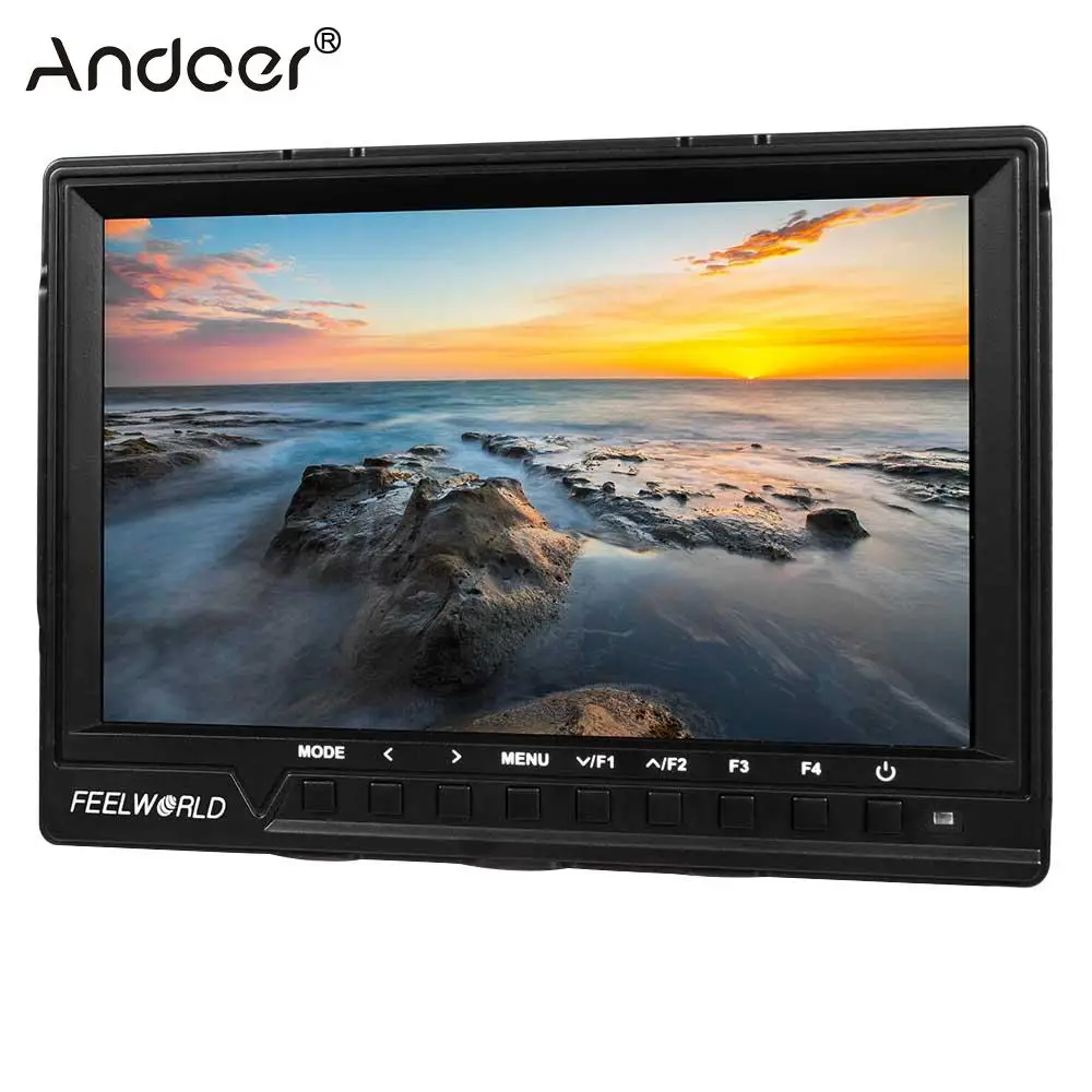 

Andoer 7'' Ultra-thin on-Camera Monitor Full HD 1920x1200 IPS Screen Field Monitor for Canon Nikon Sony A7S II A7R DSLR Camera