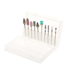 10 шт ногтей сверла прибор для удаления кутикулы пыли насадка в виде щетки ротационный Полирующий файл шлифовальные головки Маникюр Педикюр Инструменты