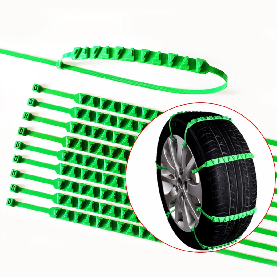 Универсальный 10 шт./партия треугольник многократное использование автомобильных шин анти-цепь скольжения для автомобиля грузовик внедорожник Зимний снег аварийный поставщик
