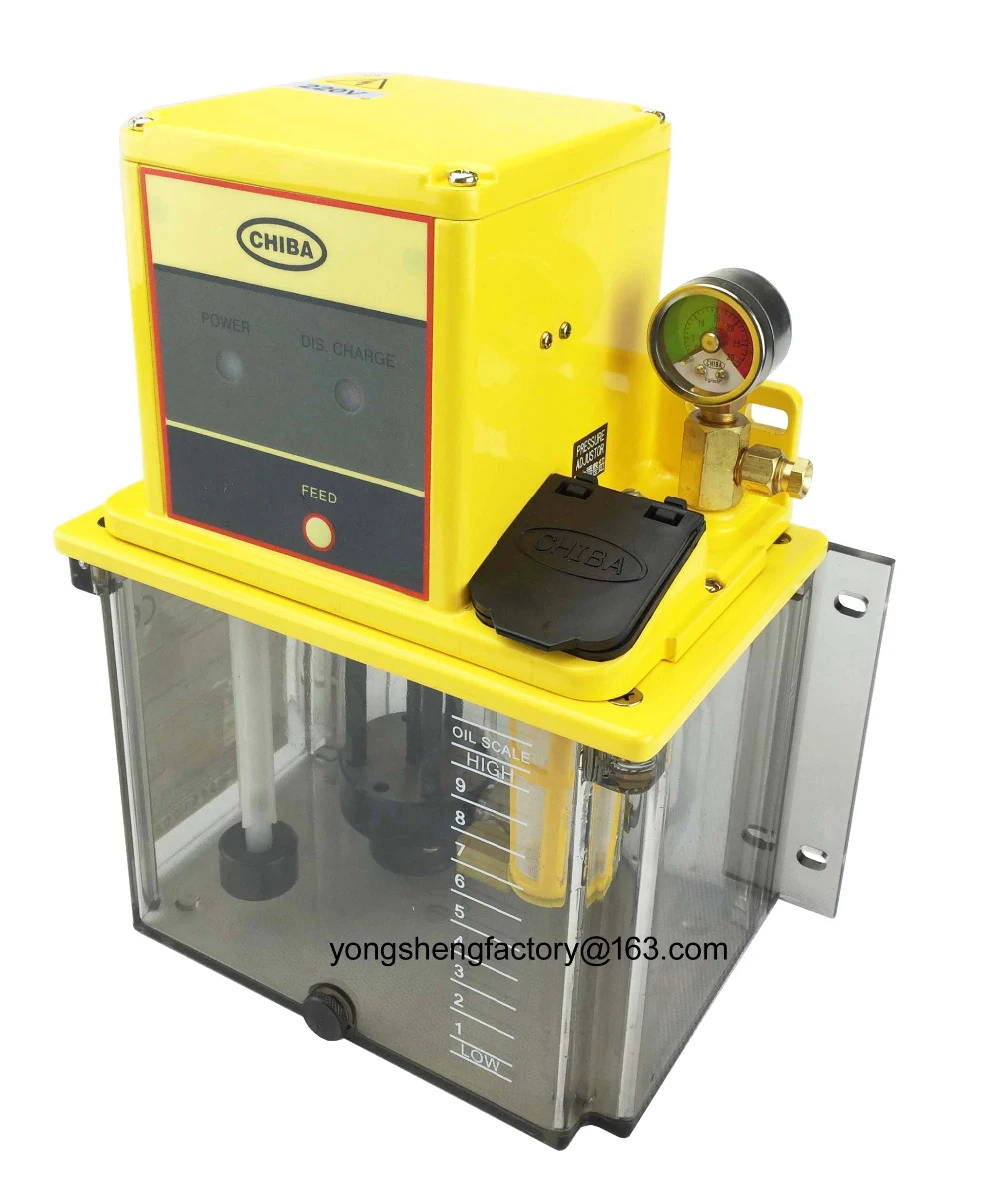 CE electric lubrication pump oil lubricator oiler pressure relief valve