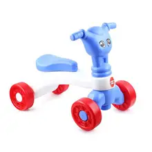1 шт. детский беспедальник мультфильм без ножных педалей легкий СКУТЕР на четырех колесах велотренажер баланс велосипеды для малышей