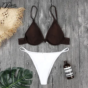 

Urifens 2019 Summer Sexy Bathing Suit Beach Swimwear Women Swimsuit Bandage Push Up Micro Bikinis Femme Biquinis LJN74