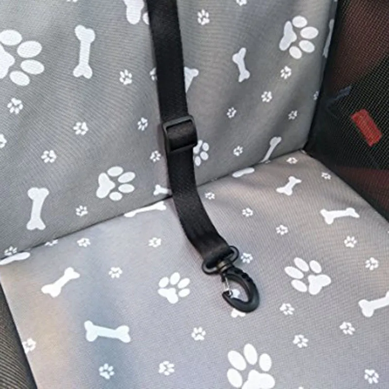 Dog Car Seat Upgrade Deluxe Portable Pet Dog Booster Car Seat with Clip-On Safety Leash and Dog Blanket,Perfect for Small and