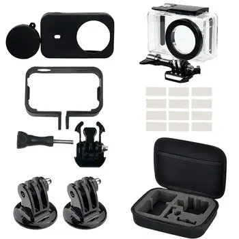 

21 In 1 Action Camera Accessories Waterproof Case 147Ft(45M)/Camera Border/Anti-Fog Inserts Protective Housing Shell For Xiaom