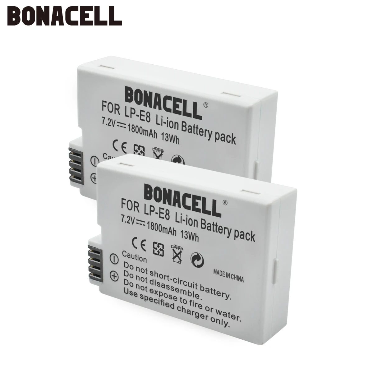 

Bonacell V LP E8 LPE8 Camera Battery For Canon EOS 550D 600D 650D 700D Kiss X4 X5 X6i X7i Rebel T2i T3i T4i T5 Batteries L50