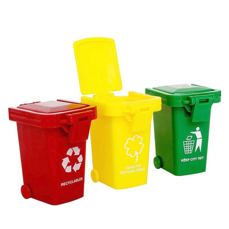 

Creative Toys Trash Can Toy Garbage Trucks Cans Mini Curbside Vehicle Bin Toy