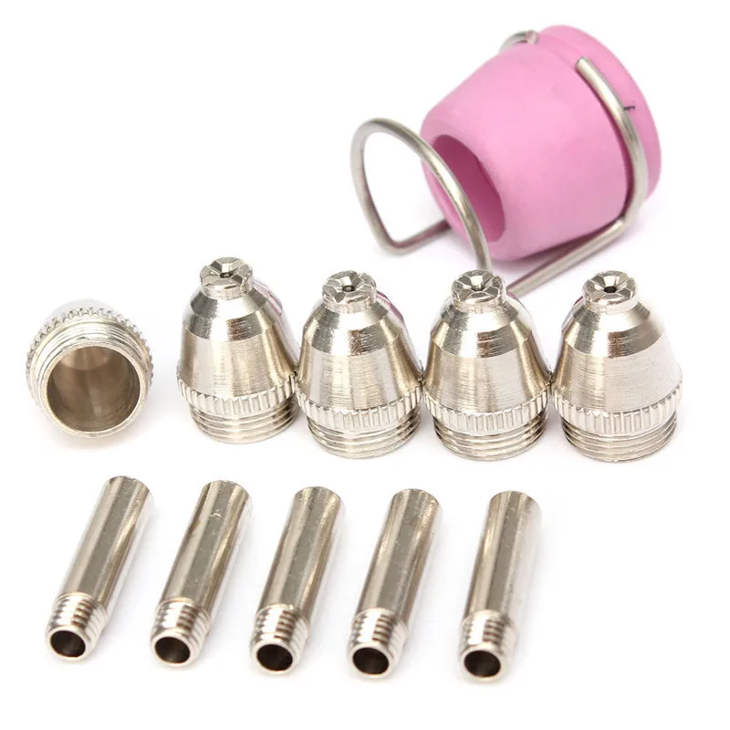 1 set Plasma Cutter Cutting Torch Tips Arc CuttingTorch Electrodes Consumables For SG55 AG60