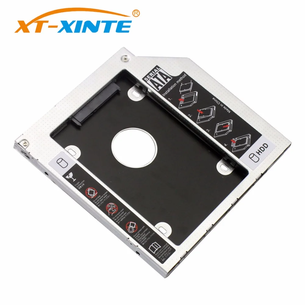 Жесткий диск Caddy 9 мм 5 12 7 алюминиевый корпус Optibay SATA 3 0 адаптер для DVD 2 SSD|Платы