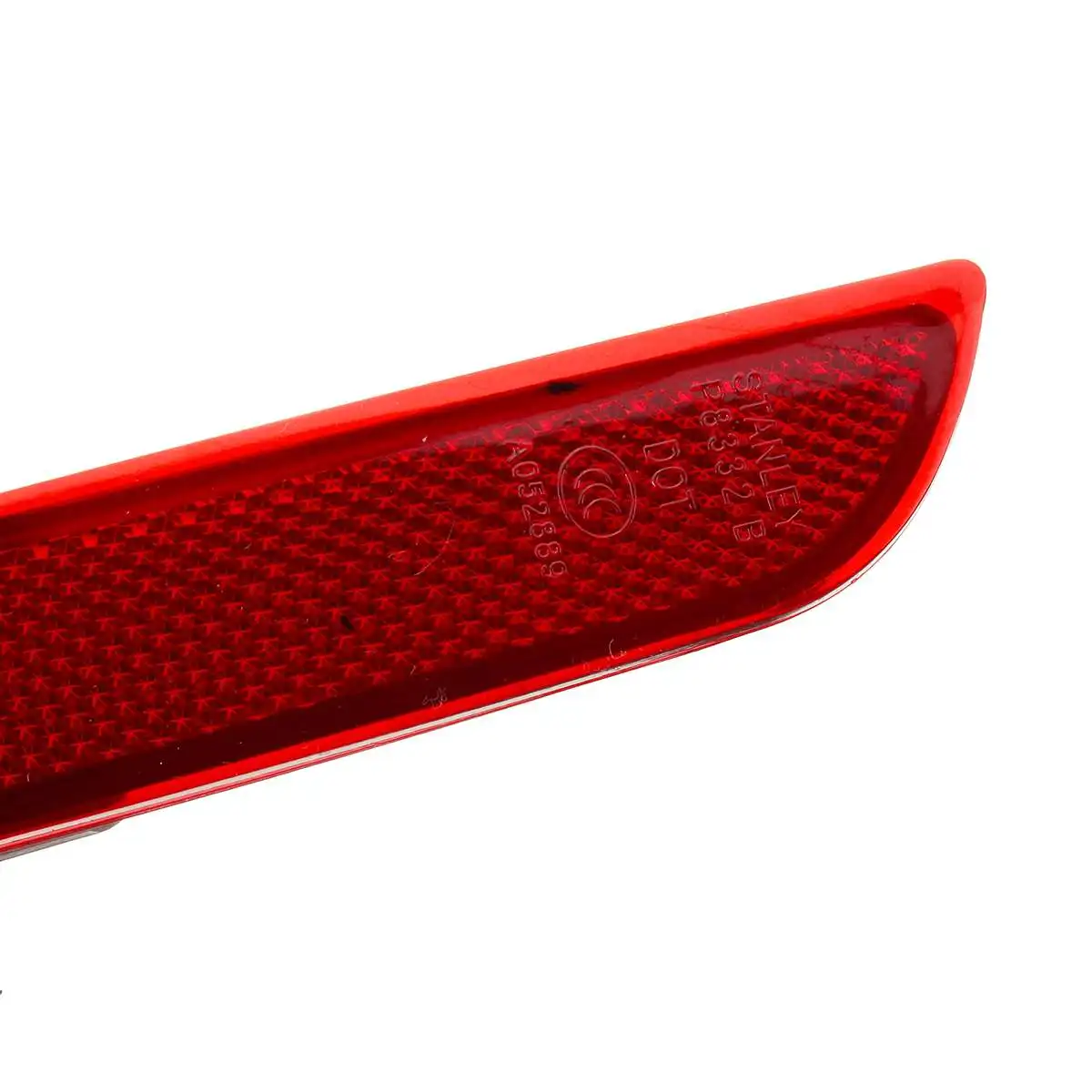 1 пара красный левая и правая задняя полоса бампера Отражатели светильник для Mazda 3 BL 2009 2010 2011 2012 2013 RHD 26,5 см x 2,7 см x 1,5 см