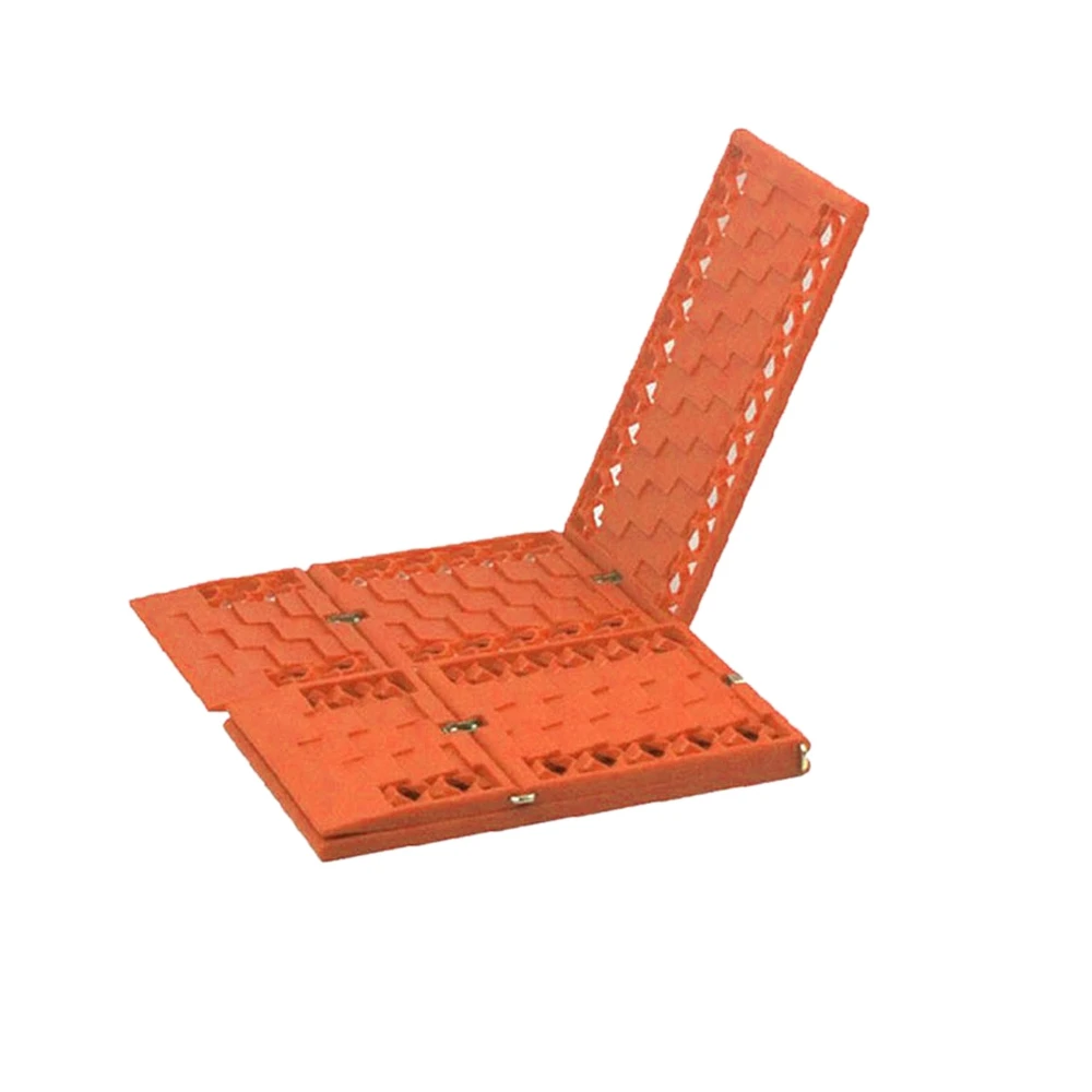 

2Pcs Foldable Car Atv Trucks Tire Recovery Tracks Tool Anti Skid Tyre Ladder Snow Chains Emergency Rescue For Grass And Mud Ro