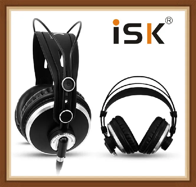 Шумоподавляющие наушники ISK HP 980 с закрытой спинкой Hi Fi для диджея студийного