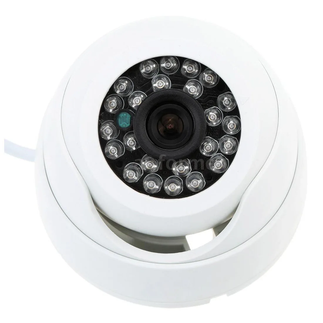 800TVL Крытая купольная камера ночного видения CCTV 24 светодиода широкоугольная IR
