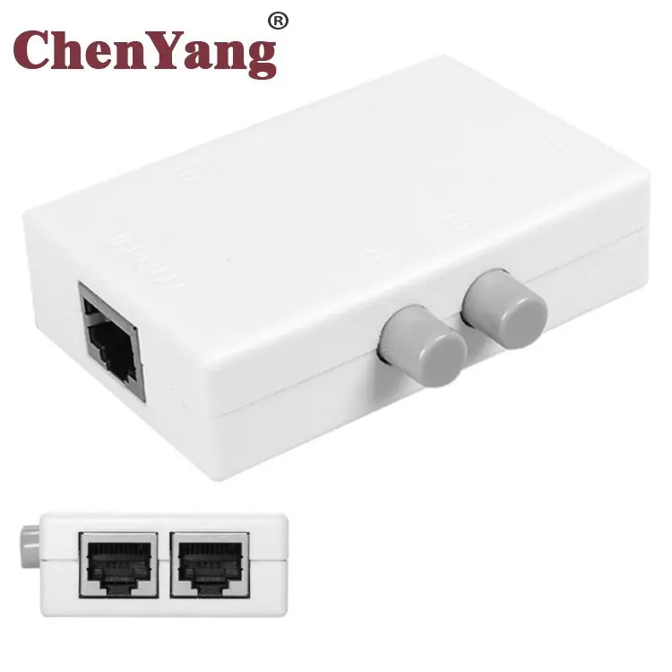 STP UTP 2 в 1 out порта RJ45 LAN CAT сетевой переключатель внутренний внешний коммутатор