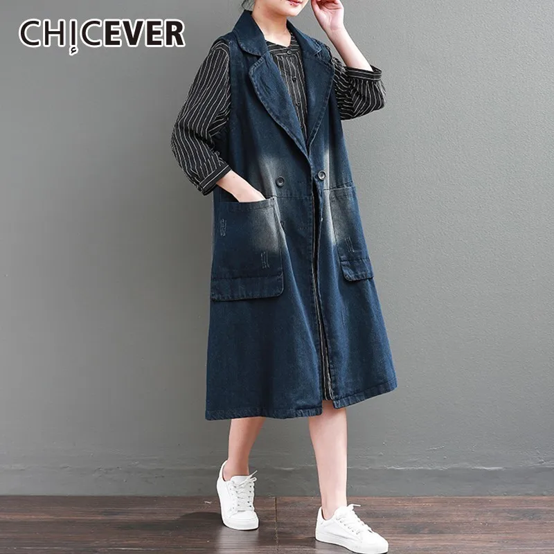 Abrigos Chaleco De Mezclilla De Moda Para Mujer Chaqueta Dob Abrigos Chaleco De Mezclilla De Moda Para Mujer Chaqueta Dob