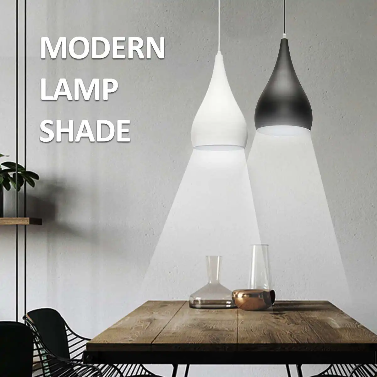 

Vintage Pendant Lights Shade Modern Pendant Lamp Cover Lampshade for Restaurant Dinning Room Cafe Bar Kitchen Lamparas