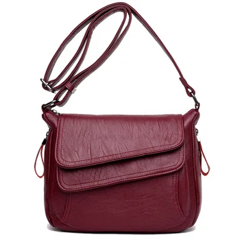 

2019 New Fashion Leather Luxury Handbags Women Crossbody Bags Designer Female Shoulder Messenger Bag For Women Sac Femme