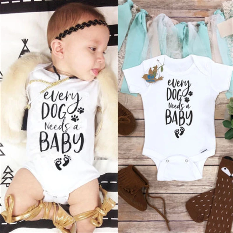 

2019 Newborn Infant Baby Clothing Girl Boy Short Sleeve Bodysuits Body suit Jumpsuit Bodysuit Outfit Summer