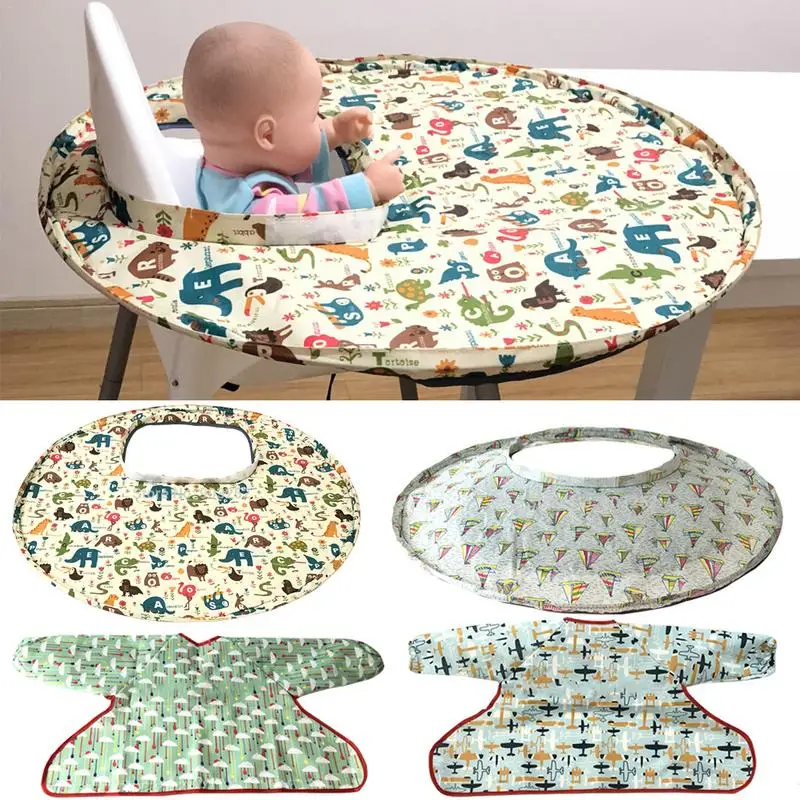 4 типа складные детские Чехлы для обеденного стула переносные коврики обеденные поднос для стула анти-пищевые капли аксессуары для кормления младенцев