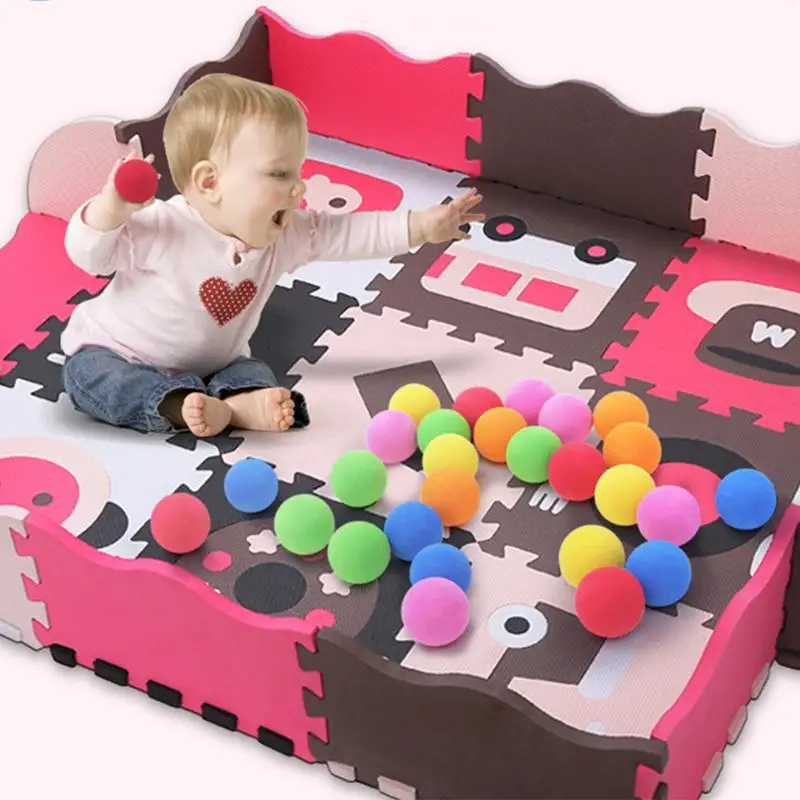 

30cmX30cm Cartoon Baby EVA Foam Play Mat/Puzzle Floor Mat Thickness 1cm Waterproof Playmat Carpet Kids