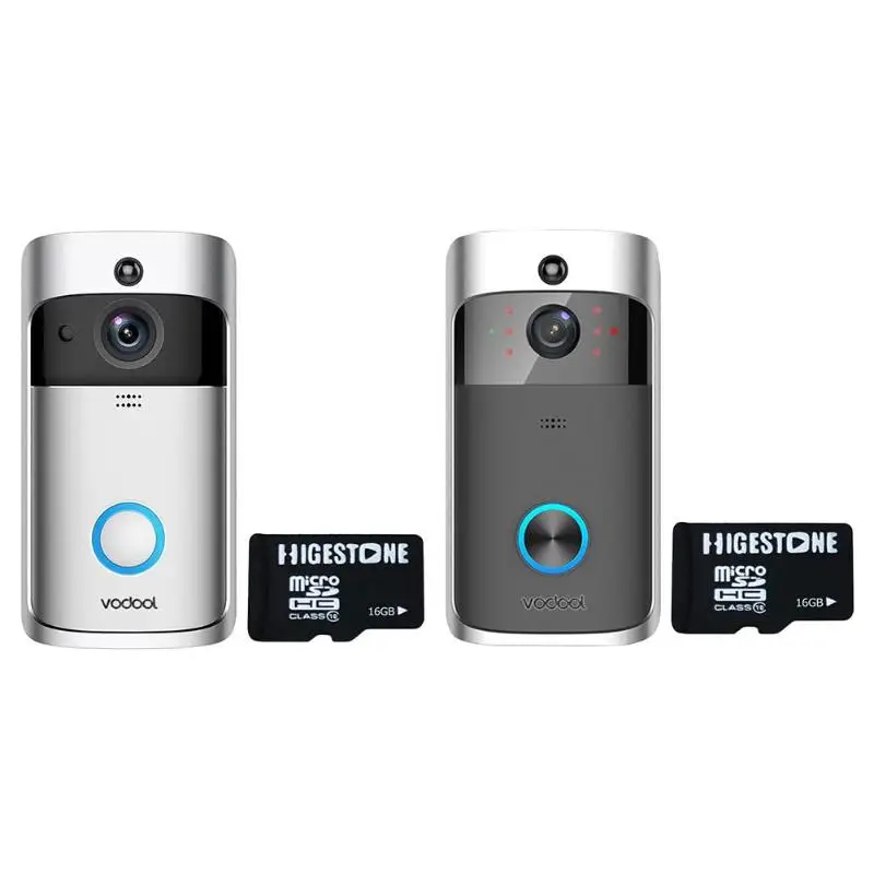 

Vodool V5 Smart WiFi Video Doorbell Camera Visual Call Intercom with Chime Night vision IP Door Bell Wireless Home Security Cam