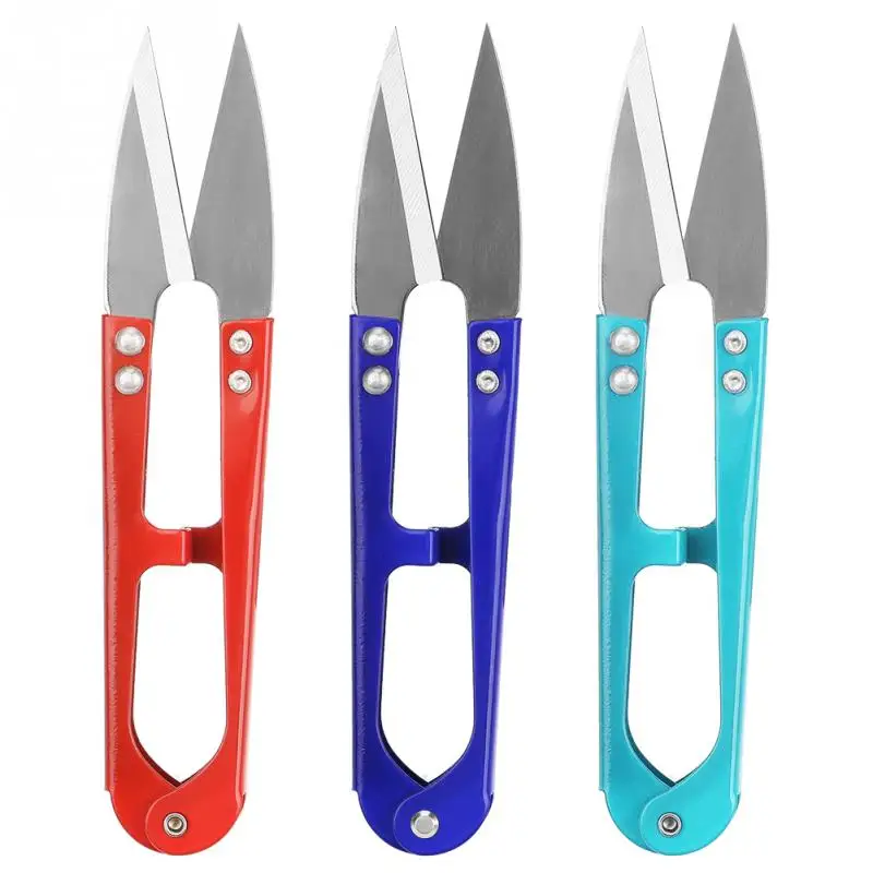 12pcs Multicolor Sewing Scissors mainly used for cutting yarn and