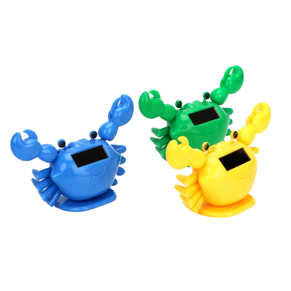 YOSOLO Kids Solar Powered Dancing Toy Car Ornament Dashboard Decoration Auto Accessories Crab Animated Dancer Gift For Children YOSOLO Kids Solar Powered Dancing Toy Car Ornament Dashboard Decoration Auto Accessories Crab Animated Dancer Gift For Children