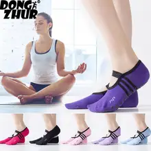 Носки для пилатеса, йоги, женские нескользящие Хлопковые женские спортивные носки для балета, танцев, 1 пара, новые Нескользящие хлопковые носки для тренажерного зала, фитнеса, NYY8069