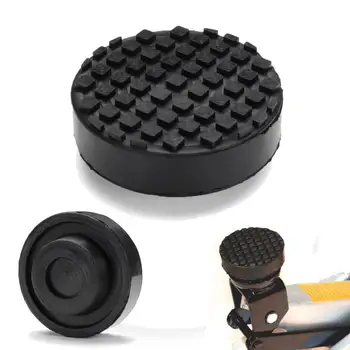 

63mmx23mm Black Rubber Slotted Floor Jack Pad Paddle Frame Car Lift Frame Rail Adapter For Pinch Weld Side Pad