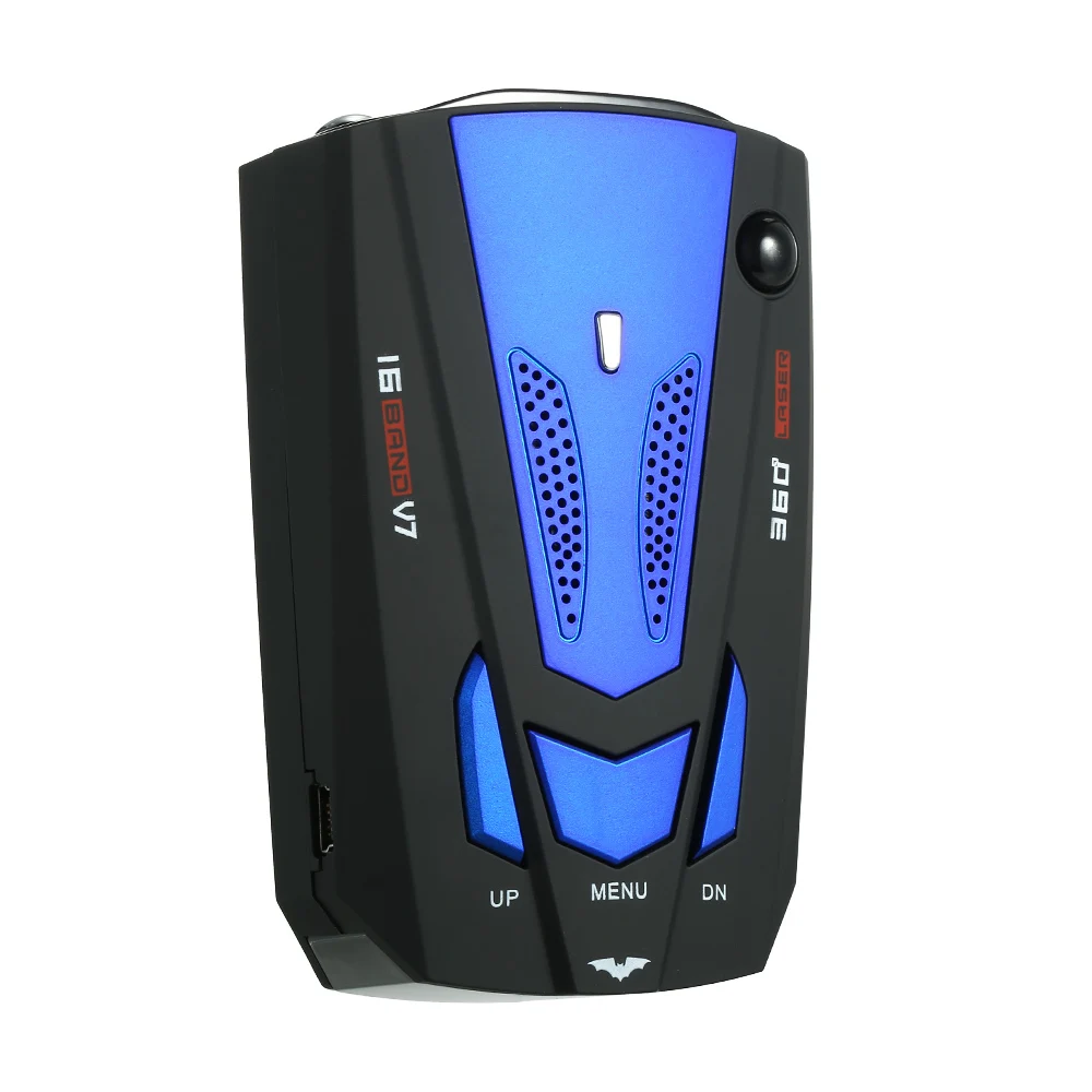 

Car Vehicle Radar Detector Speed Control Detector V7 Speed Voice Alert Warning Device Red Russia / English Radar Detector