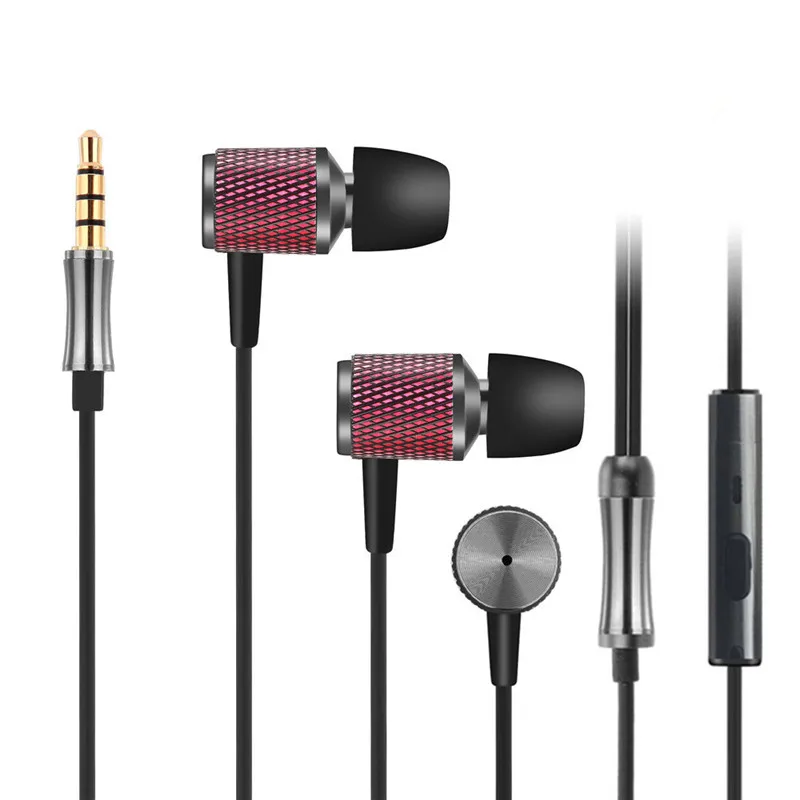 

Binai DSP Audio HiFi Titanium Alloy In Ear Metal Earphone Earbuds with Microphone Dynamic Monitor Studio Earphone Audiophil