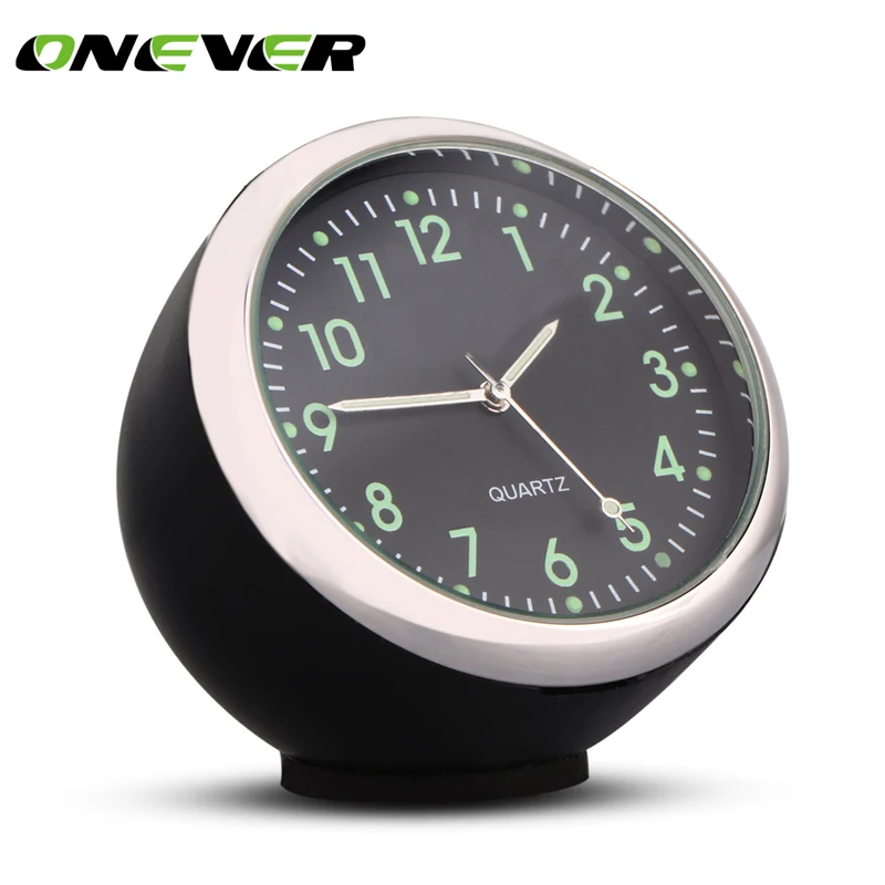 

Anti-Scratch Car Clock Mechanics Quartz Clock With Luminous Light For Auto Home Decoration Mini Noctilucent Watch Clocks