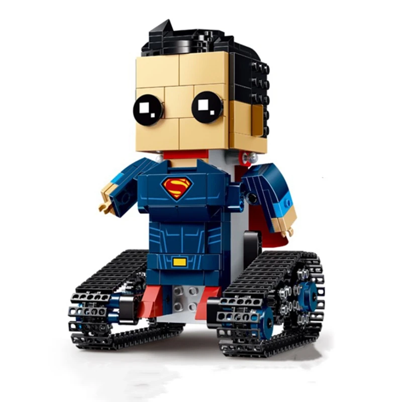 

MoFun DIY 2.4G 4CH DIY Assembly Electronic RC Smart Robot Block Building Assembled Robot Square Head Toy Gift