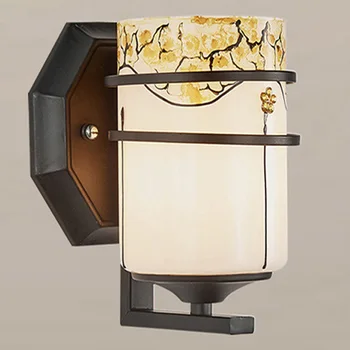 

Modern Indoor LED Wall Lamp Sconce Lights Glass Lighting Bedroom Bedside Fixture