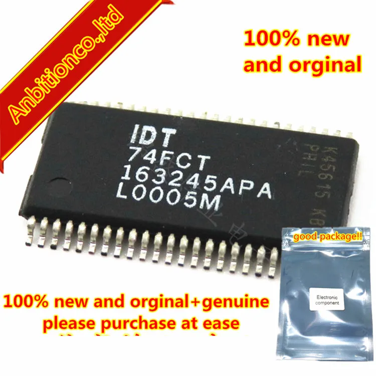 5pcs 100% new and orginal IDT74FCT163245APAG 74FCT163245APA TSSOP48 3.3V CMOS 16-BIT BIDIRECTIONAL TRANSCEIVERS in stock | Мобильные
