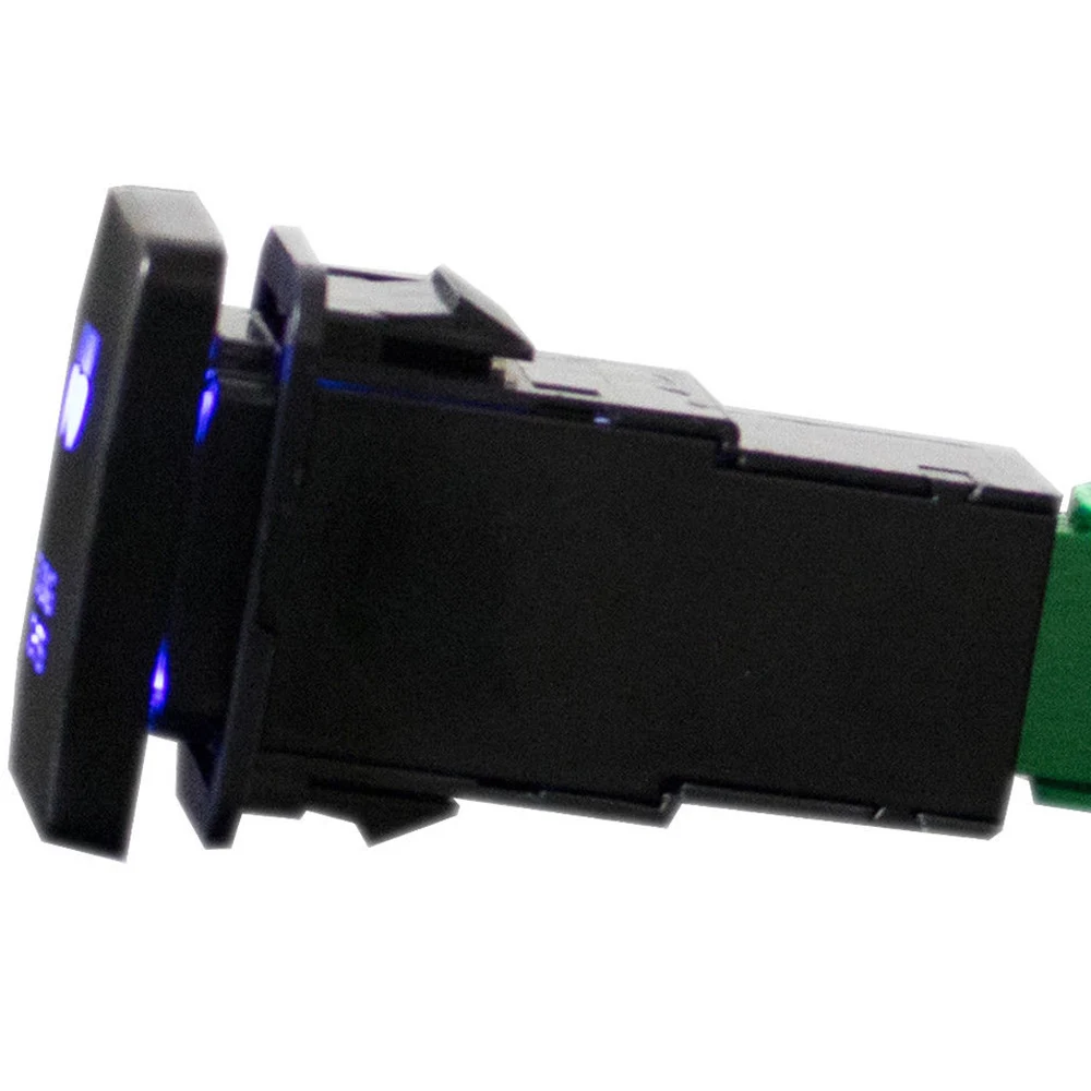 

For TOYOTA Prado Hilux Landcruiser 12V Plastic Switch Color Light Driving Blue LED Bar Push Switch Lights