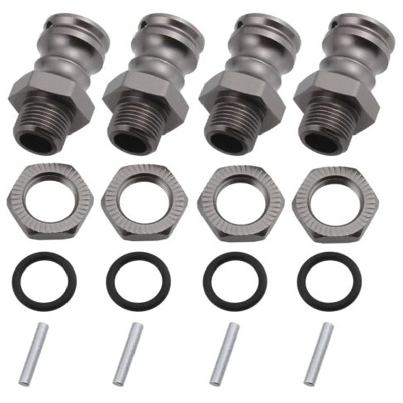 

1 set Aluminum 17mm Hex 23mm Wheel Extension Adapter Drive Hub For 1/8 RC Hobby Car