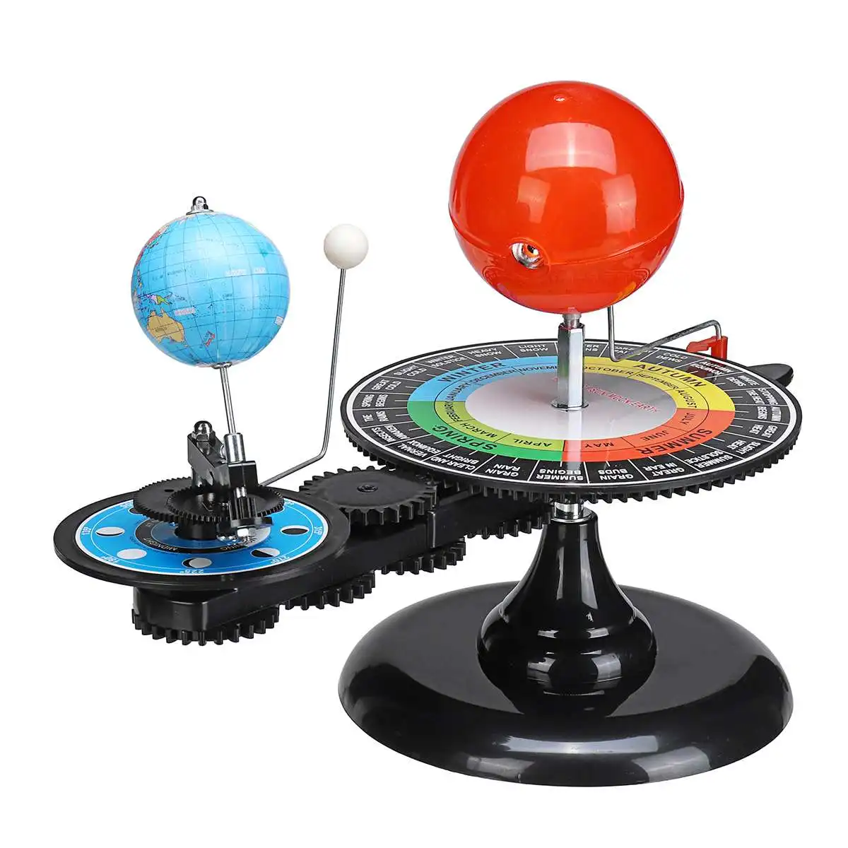 Solar System Sun Moon Earth Orbital DIY Model Globe