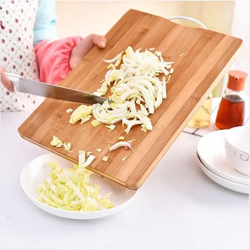 

Durable Cutting Board Bamboo Chopping Block Mat Kitchen Accessories Thicken Anti-slip Easy Clean