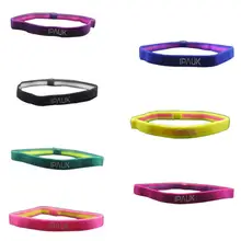 Женские Мужские повязки для волос для йоги, спортивная повязка на голову, нескользящий Эластичный Напульсник, для футбола, йоги, бега, велосипедная повязка, 7 цветов