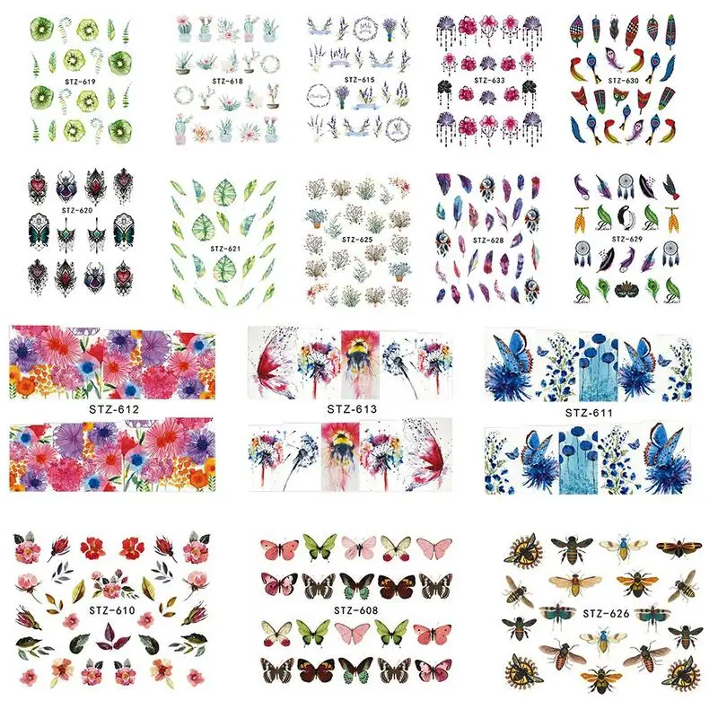 

Nail Stickers Polish Stickers DIY Manicure Nail Art Decals Art Nails Accessories For Woman's Beauty