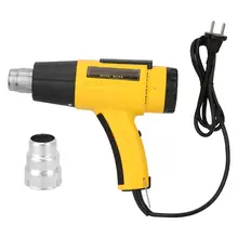 220-240 В 50 Гц 1600 Вт электронный пистолет горячего воздуха пайка инструмент для украшения термоусадочная упаковка двойной температуры горячего воздуха пистолет
