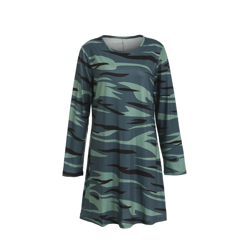Women Blouses Fashion Camouflage Blouse Casual Long Blouse Womens Blouses And Tops Long Sleeve Ladies Shirts Women Loose Tops