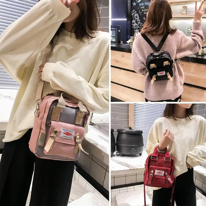النساء النايلون على ظهره Preppy كبيرة Crossbody حقائب كتف السفر حقيبة مدرسية النساء النايلون على ظهره Preppy كبيرة Crossbody حقائب كتف السفر حقيبة مدرسية