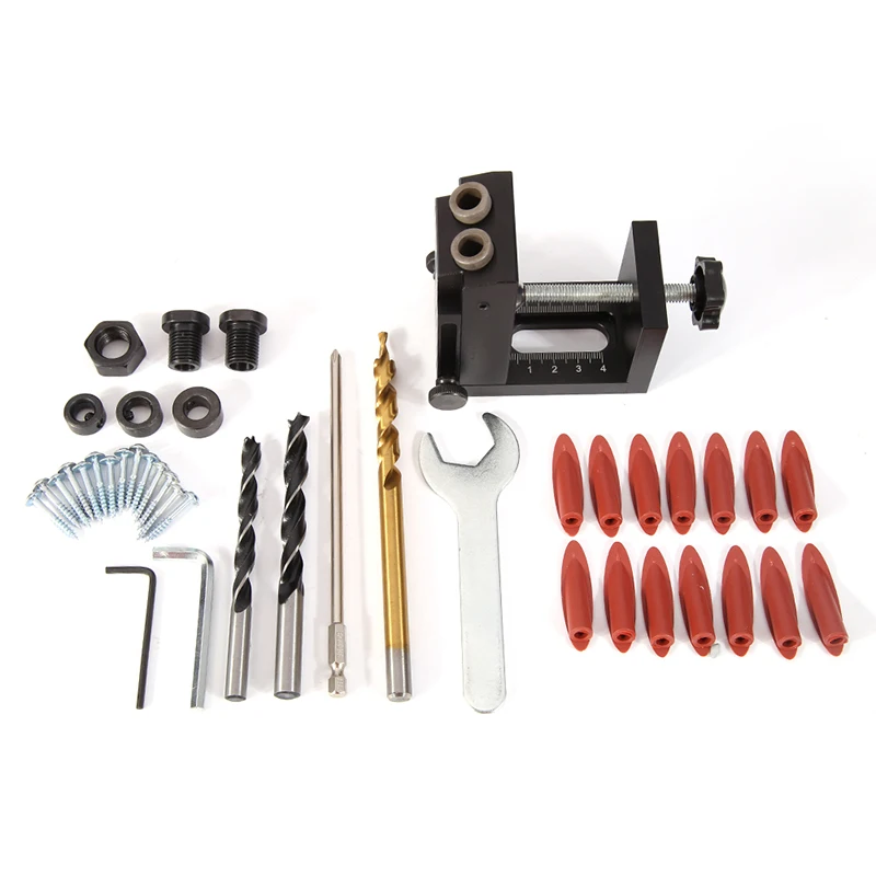 

Inclined Hole Positioner Locator Tools Set for Woodworking Carpentry Accessories