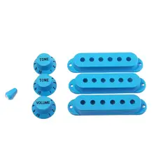 Strat гитары Пикап Чехлы ручки переключатель, наконечник набор для Fender Stratocaster замена аксессуар комплект Deep