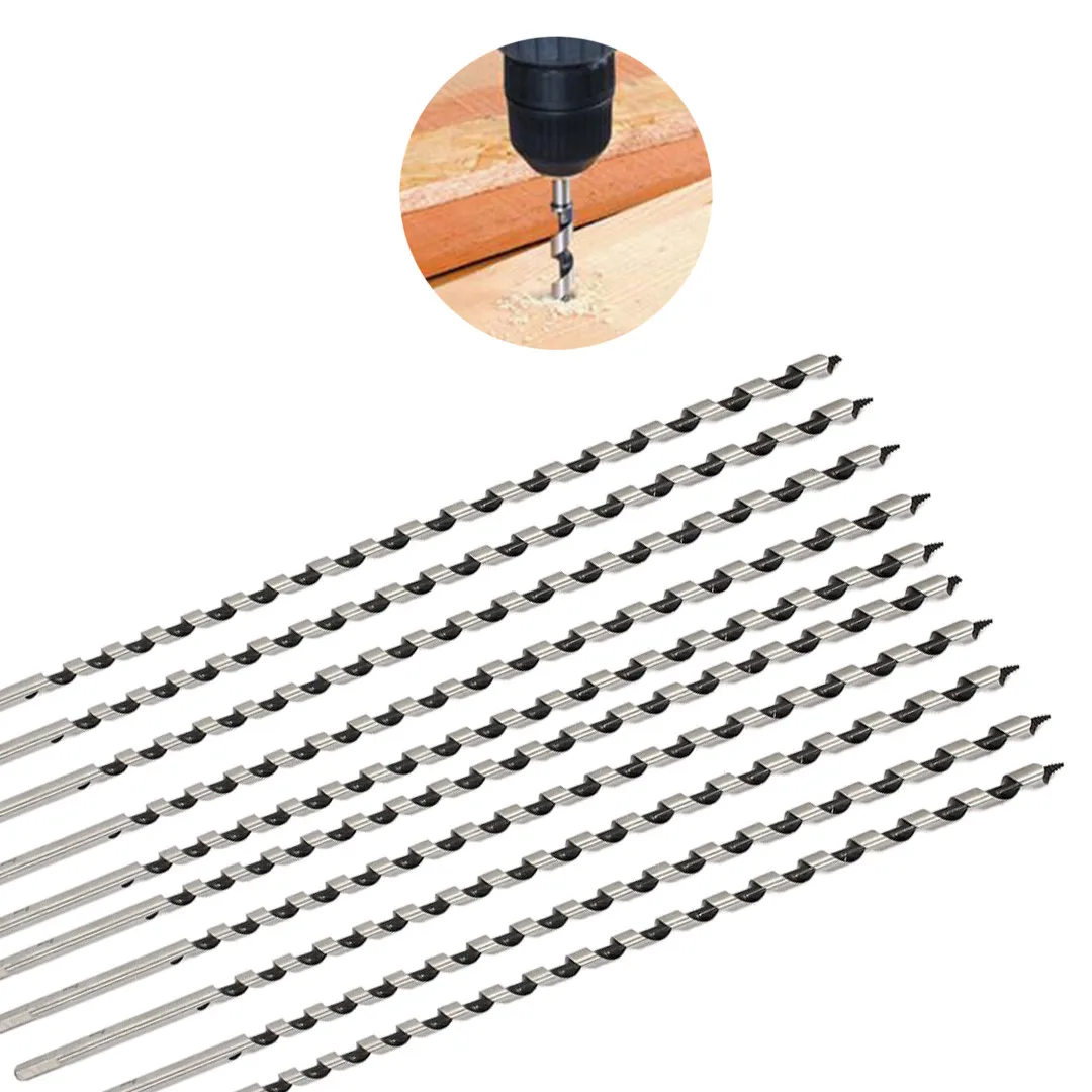 High Strength Hex Shank Drill 8mm Extra Long Auger Drill Bit Power Tool