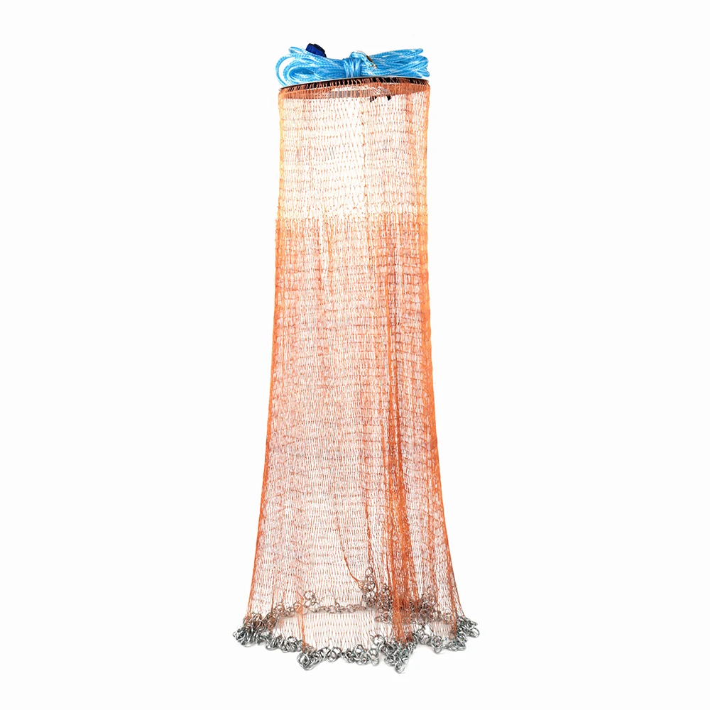 Cast Nets 2.1/3/3.6/4.2/4.8M High Strengthen Nylon Monofilament Small Mesh Cast Hand Throw